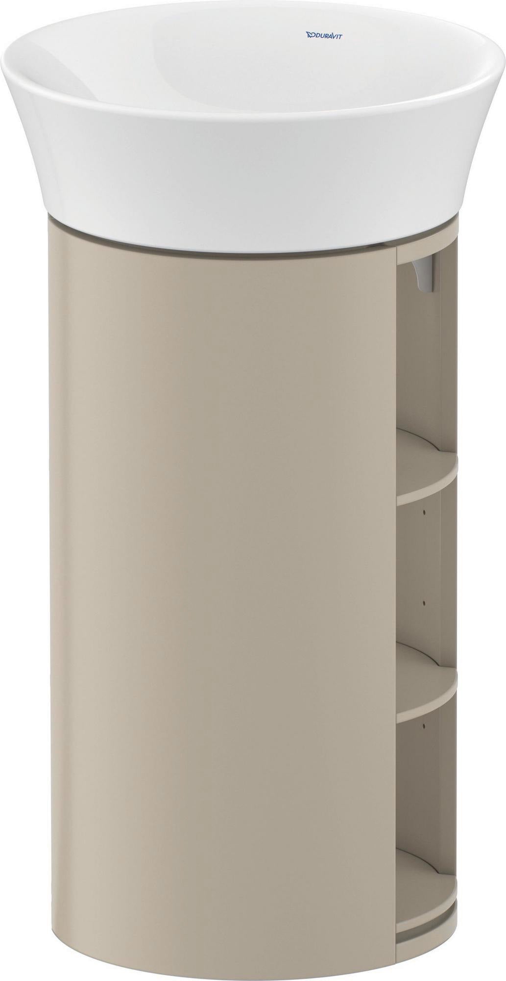 DURAVIT White Tulip Waschtischunterbau bodenstehend 410 mm weiß seidenmatt von Philippe Starck