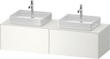 DURAVIT White Tulip Waschtischunterbau 1600 mm wandhängend, 2 Auszüge, weiß seidenmatt