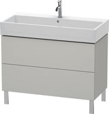 Duravit L-Cube Waschtischunterbau 984 mm Amerikanisch Nussbaum mit Tip-On-Technik