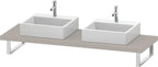 sonstige / Spanplatte / L-Cube KS 800-2000x550x45mm, Taupe s upermatt