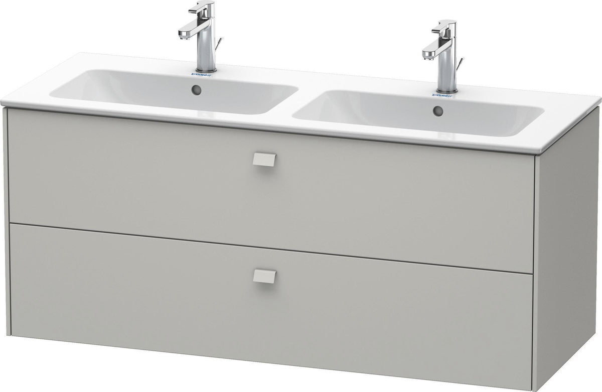 DURAVIT Brioso Waschtischunterbau 2 Schubkästen 1290 mm Betongrau Matt
