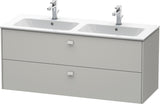 DURAVIT Brioso Waschtischunterbau 2 Schubkästen 1290 mm Betongrau Matt