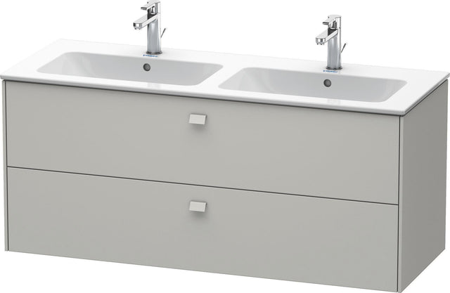 DURAVIT Brioso Waschtischunterbau 2 Schubkästen 1290 mm Betongrau Matt