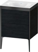 DURAVIT XViu c-bonded Waschtischunterbauset 610 mm Eiche mit 2 Auszügen