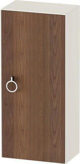 DURAVIT White Tulip Halbhochschrank 400 mm, Tür links, Nussbaum/Taupe, Soft-Close
