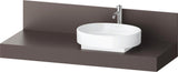 DURAVIT Balcoon Konsole 1400 mm mit Ausschnitt links – Elfenbein Matt