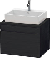 Duravit DuraStyle Konsolenwaschtischunterbau 700 mm betongrau matt mit 1 Auszug und Soft-Close