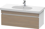 Duravit DuraStyle Waschtischunterbau 1000 mm Eiche Terra/Weiß Matt mit 1 Auszug