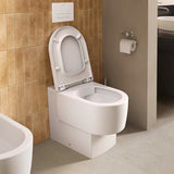 DURAVIT Balcoon WC-Sitz mit Absenkautomatik und Edelstahl-Scharnieren, Weiß Glänzend