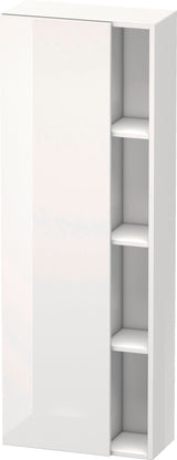 DURAVIT DuraStyle Hochschrank 1400 mm, 1 Tür links, weiß matt – wandhängend mit Soft-Close