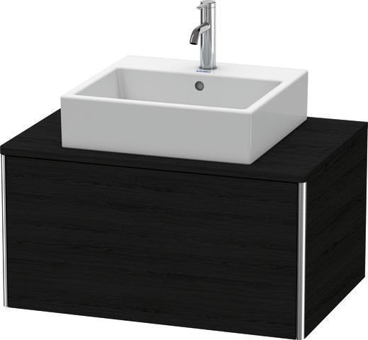 Duravit XSquare Waschtischunterbau 800 mm wandhängend, 1 Auszug, ohne Armatur, seidenmatt