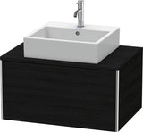Duravit XSquare Waschtischunterbau 800 mm wandhängend, 1 Auszug, ohne Armatur, seidenmatt