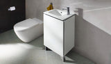 DURAVIT A.1 Einhebel-Waschtischmischer mit Zugstange, Chrom – 95 mm Ausladung, Keramikmischsystem