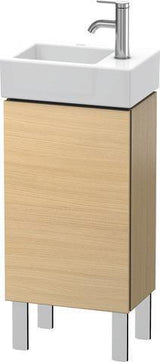Duravit L-Cube Waschtischunterbau 582x364x241mm betongrau matt, Anschlag links, 1 Tür