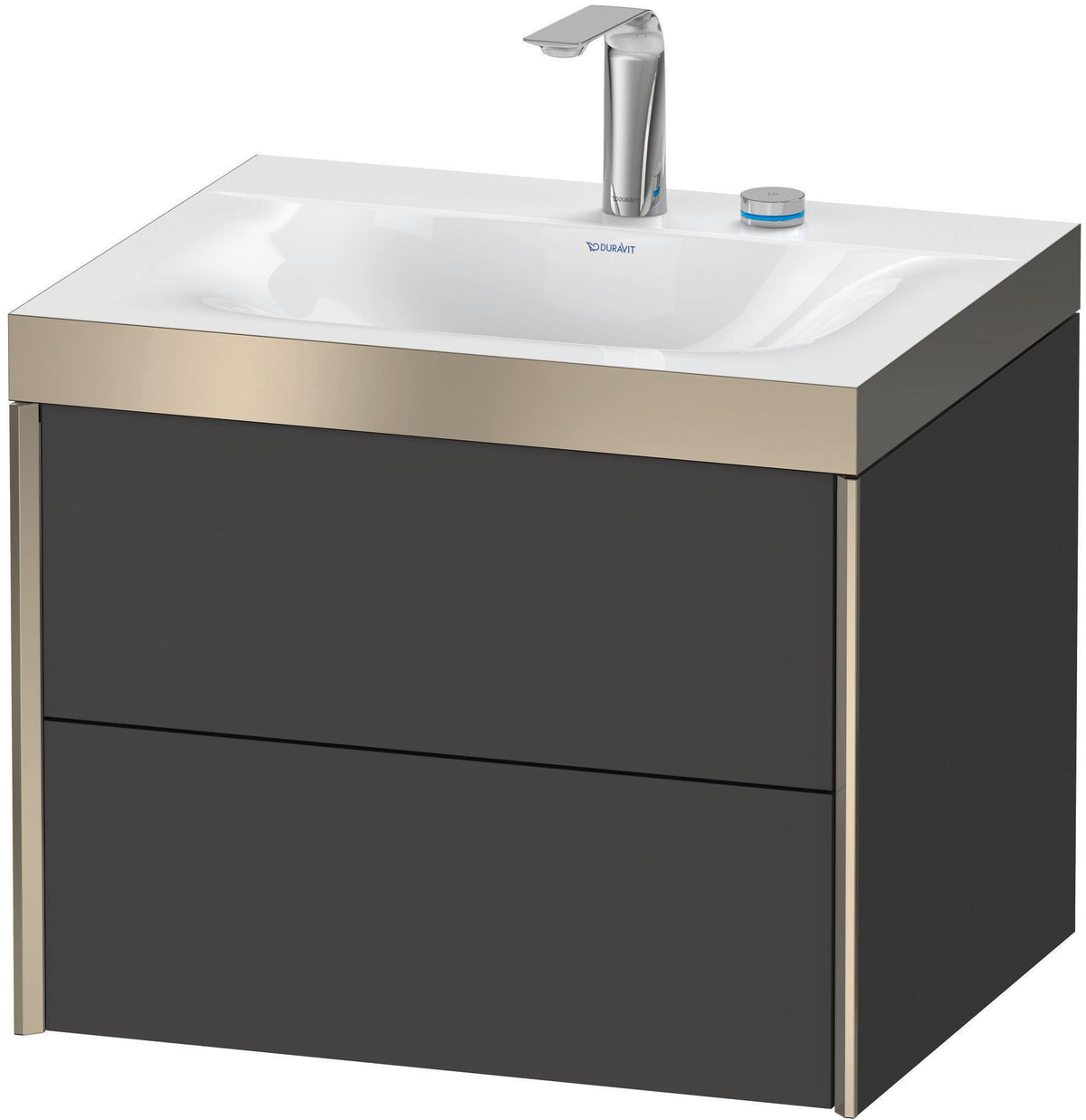 DURAVIT XViu Waschtischunterbauset 2 Schubkästen 503x600x480 mm Anthrazit