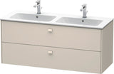 DURAVIT Brioso Waschtischunterbau 2 Schubkästen 1290 mm Betongrau Matt