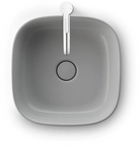 DURAVIT Aufsatzbecken Zencha 420 mm Weiß, geschliffen, ohne Überlauf & Hahnloch – DuraCeram