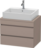 Duravit DuraStyle Konsolenunterschrank 700 mm betongrau matt mit 2 Schubkästen
