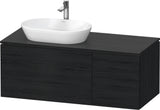 DURAVIT L-Cube Waschtischunterbau 1220 mm taupe supermatt mit Tip-On-Technik und Soft-Close