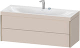 DURAVIT XViu c-bonded Waschtischunterbauset 1200 mm wandhängend mit 2 Schubkästen und Tip-on Technik