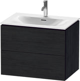 DURAVIT L-Cube Waschtischunterbau wandhängend 720 mm weiß matt mit 2 Schubkästen und Tip-On-Technik