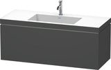 Duravit L-Cube Waschtischset 1200x480mm mit Vero Air Möbelwaschtisch, wandhängend, ohne Überlauf