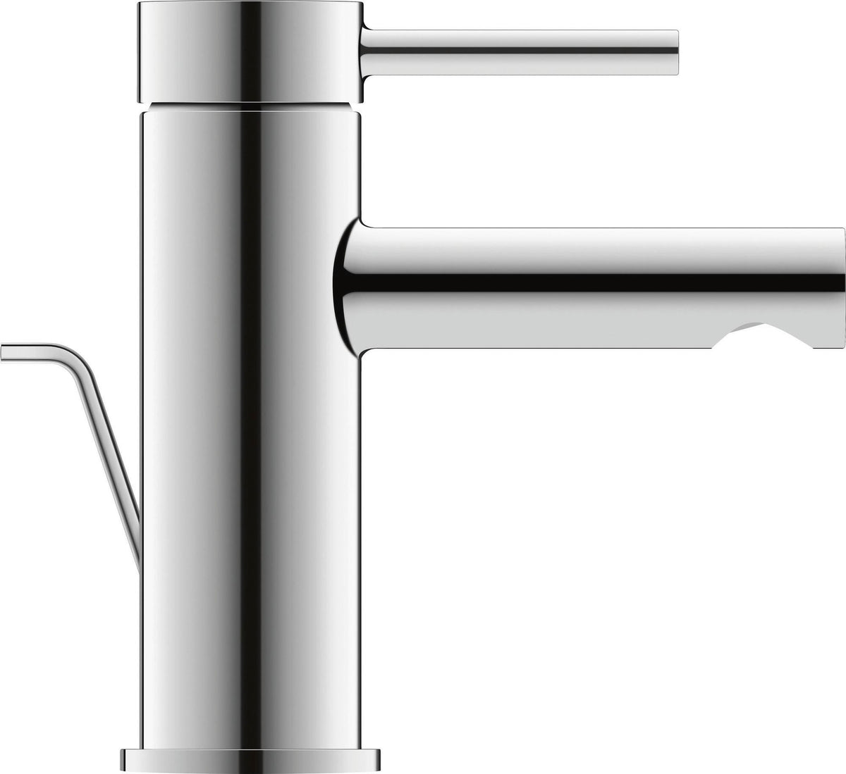 Duravit Circle Einhebel-Waschtischmischer Chrom – ohne Zugstange, 100 mm Auslauf, Keramikmischsystem