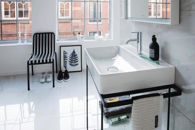 Duravit DuraSquare Möbelwaschtisch 800 mm, weiß, mit Hahnlochbank