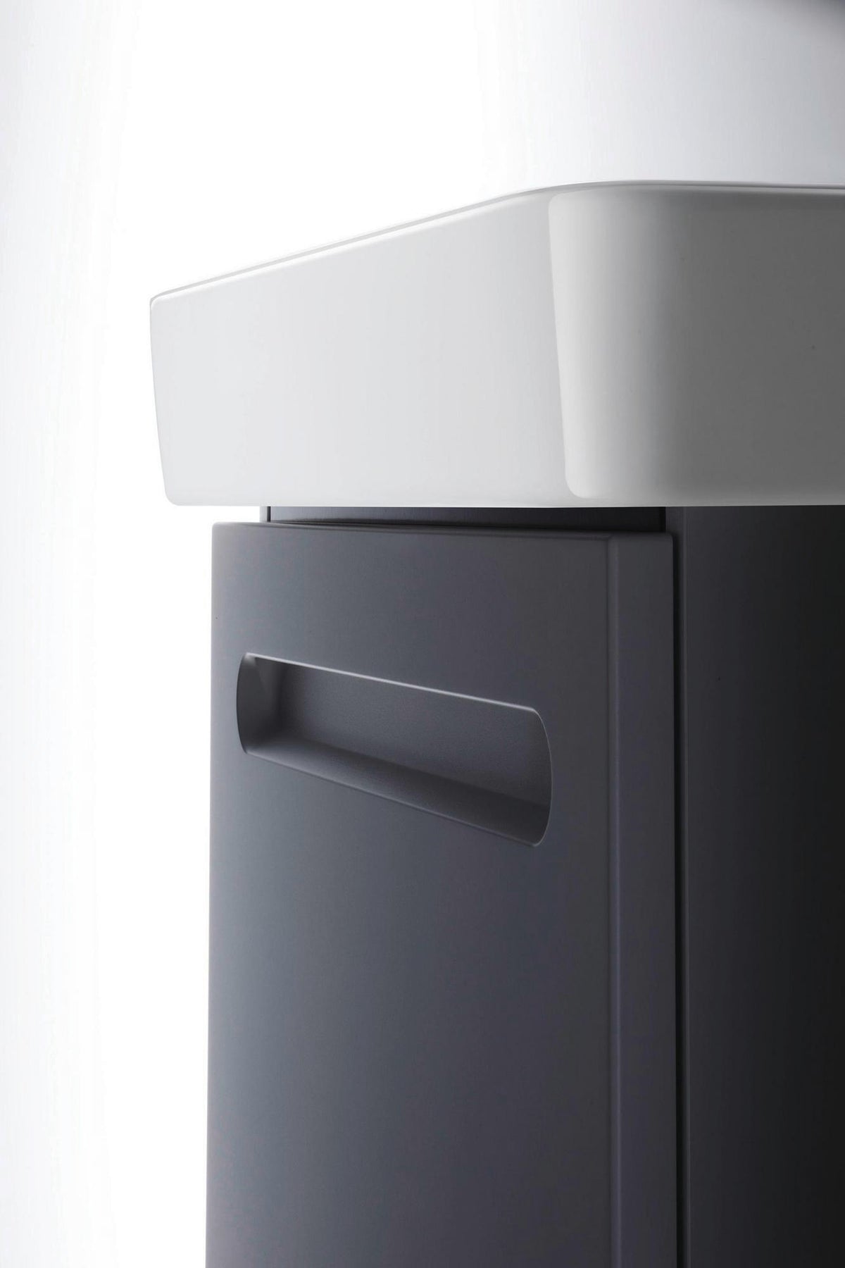 Duravit No.1 Waschtischunterbau 740 mm wandhängend mit 1 Auszug und Soft-Close in Weiß Matt