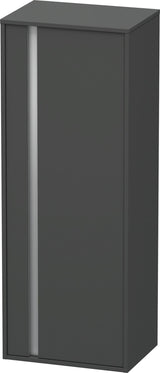 Duravit Hochschrank Ketho 360x500x1320mm, 1 Tür, Anschlag links, weiß matt – wandhängend mit Soft-Close