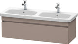 Duravit DuraStyle Waschtischunterbau 1230 mm betongrau matt – wandhängend, 1 Auszug, Soft-Close