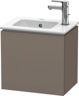 Duravit L-Cube Waschtischunterbau 420 mm wandhängend, 1 Tür links, flannel grey hochglanz