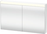 Duravit Brioso Spiegelschrank 1220 mm Weiß matt – LED-Beleuchtung, 2 Türen, Soft-Close