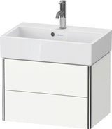 Duravit XSquare Waschtischunterbau 584 mm wandhängend s-matt mit Schubkasten für Vero Air
