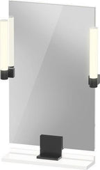 matt / keine Angabe / 450x650x36,LED,Dimmf. Aufsatzl.Auß.,Sensor.,Dia.sch/Weiß Matt