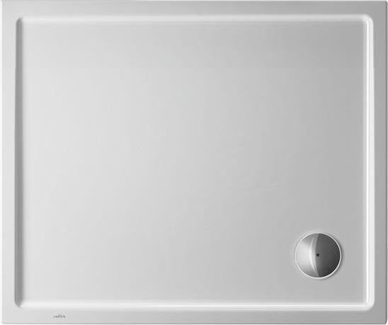 DURAVIT Starck Slimline Duschwanne 750x900 mm Weiß mit Antislip – Rechteckig, Sanitäracryl