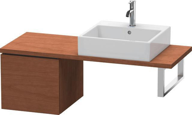 Duravit L-Cube Konsolenunterschrank 420 mm flannel grey hochglanz mit Tip-on-Technik