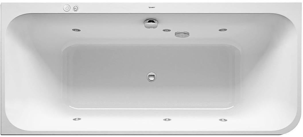 DURAVIT Happy D.2 Eckwhirlwanne 1800x800 mm links, Air-System, 2-Sitzer, weiß