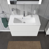DURAVIT L-Cube Waschtischunterbau 820 mm weiß matt mit 2 Schubkästen und Tip-On-Technik