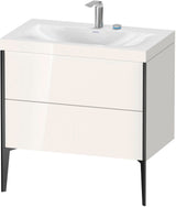 DURAVIT XViu c-bonded Waschtischset 800 mm mit 2 Auszügen, bodenstehend, Soft-Close