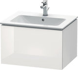 Duravit L-Cube Waschtischunterbau 620 mm taupe supermatt mit Tip-On-Technik