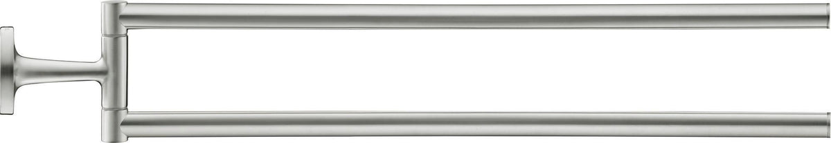 DURAVIT Starck T Handtuchhalter, 2-armig, schwenkbar, Chrom, 50x46,5x80 mm
