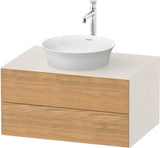 Duravit White Tulip Waschtischunterbau 800 mm mit Tip-On-Technik von Philippe Starck