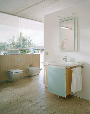 DURAVIT WC-Sitz Caro Weiß mit Edelstahl-Scharnieren – Duroplast, glänzend