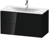DURAVIT L-Cube Waschtischunterbau, wandhängend, 1020 mm, 2 Schubkästen, weiß matt