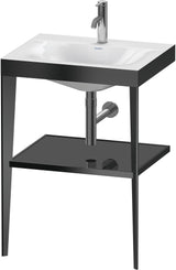 DURAVIT XViu c-bonded Waschtischset 600 mm champagner matt apricot pearl