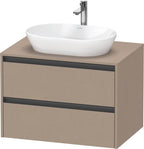 leinen / 2 Schubkästen / Waschtischunterbau