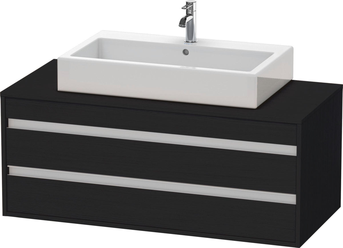 DURAVIT Ketho Waschtischunterbau wandhängend 1200 mm, 2 Schubkästen, weiß matt – für Aufsatzwaschtisch