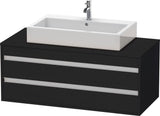 DURAVIT Ketho Waschtischunterbau wandhängend 1200 mm, 2 Schubkästen, weiß matt – für Aufsatzwaschtisch