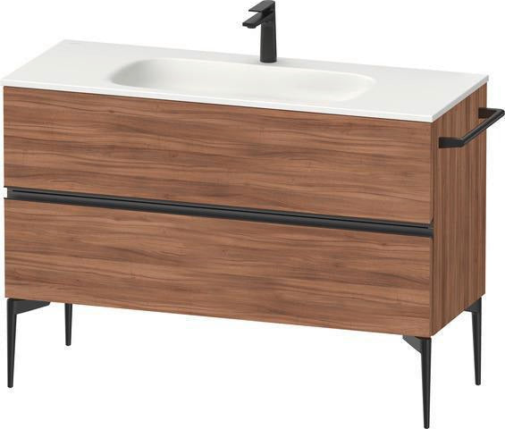 DURAVIT Sivida Waschtischunterbau 1210 mm Eiche mit 2 Schubkästen und Soft-Close